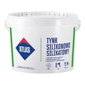 ATLAS tynk silikonowo - silikatowy 1,5mm (baza biała) 25kg