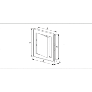 AW Drzwiczki rew. plast. 30x40 DT16