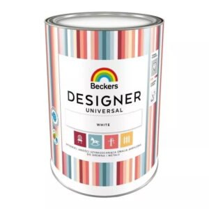 BECKERS akrylowa Emalia Designer Universal White 1L Biała