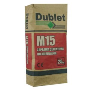 Zaprawa cementowa do murowania M15 DUBLET