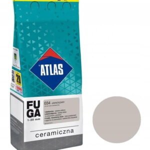 Fuga ceramiczna jasnoszara (034) 5kg ATLAS