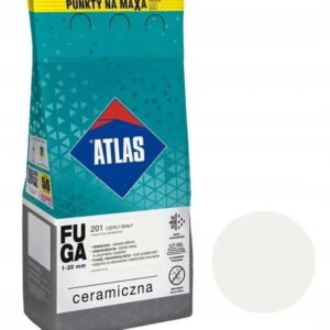 Fuga ceramiczna Ciepły Biały (201) 2kg ATLAS