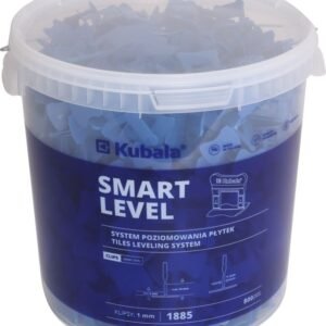 Klipsy SMART LEVEL 1.0mm 800 szt. + wiadro 20L (1885)