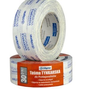 Taśma tynkarska 30 dni biała 38mm x 50m BLUE DOLPHIN