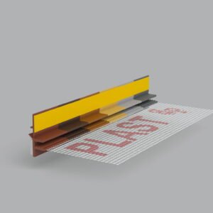 Listwa PVC dylatacyjna przyokienna 3mm z siatką 3m WINCHESTER