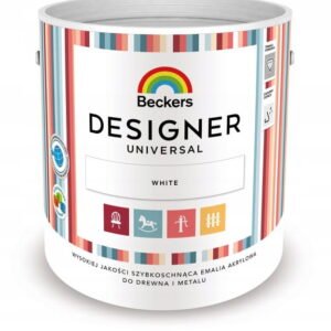 BECKERS akrylowa Emalia Designer Universal White 2,5L Biała