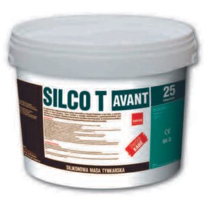 Silikonowa masa tynkarska 1,5mm SILCO T AVANT Kabe 25kg (baza A)