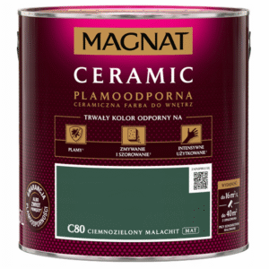 Farba MAGNAT CERAMIC C80 Ciemnozielony Malachit 2,5L
