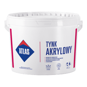 ATLAS tynk akrylowy 1,5mm (baza biała) 25kg
