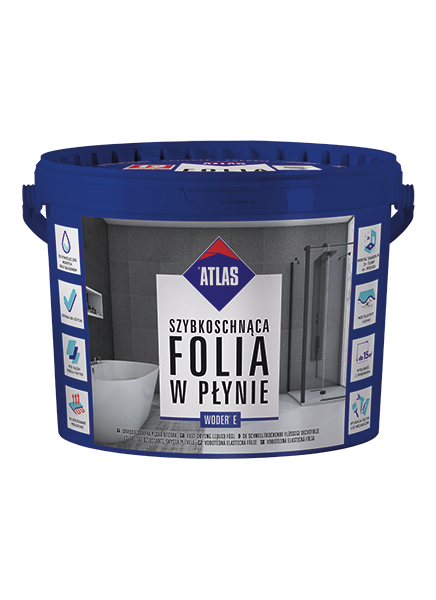 Szybkoschnąca folia w płynie WODER E 5kg ATLAS