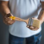 Pędzel płaski uniwersalny, uchwyt bukowy lakierowany 70 mm, wys. włosa 64 mm (4505) KUBALA