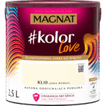 Plamoodporna farba MAGNAT kolorlove odcień KL10 jasna wanilia 2,5l