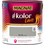 Plamoodporna farba MAGNAT kolorlove odcień KL18 szary 2,5l