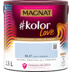 Plamoodporna farba MAGNAT kolorlove odcień KL27 jasny niebieski 2,5l