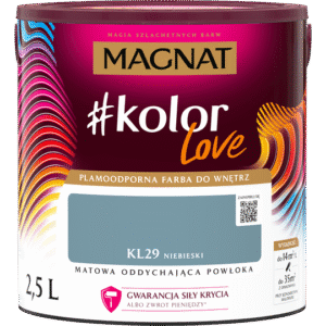 Plamoodporna farba MAGNAT kolorlove odcień KL29 niebieski 2,5l