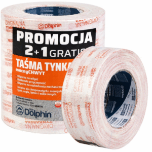 Taśma tynkarska biała 30 dni 2x48+1