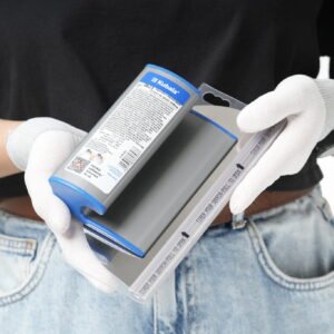 Szpachla nierdzewna z wymiennym ostrzem do gładzi, MASTER LINE 200 mm (0623) KUBALA