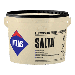 Farba elewacyjna silikonowa (baza biała) 10l Salta ATLAS