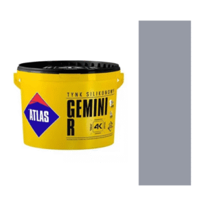 Tynk Silikonowy - ATLAS GEMINI R baza biała KOLOR SAH0397