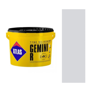 Tynk Silikonowy - ATLAS GEMINI R baza biała KOLOR SAH0391