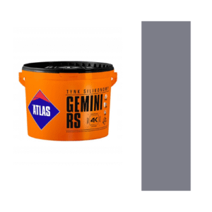 ATLAS GEMINI RS tynk silikonowy (baza szara) 25kg KOLOR SAH0398