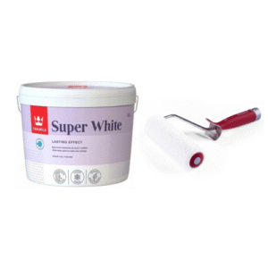 Zestaw do malowania - TIKKURILA Super White 10l + Wałek ANTEX 25cm