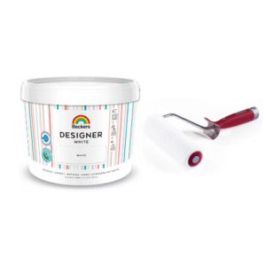 Zestaw do malowania: Beckers Designer White 10l+Wałek Antex 25cm