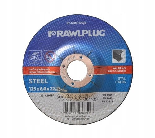 Ściernica do szlifowania metalu 125x22,23