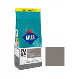 ATLAS fuga ceramiczna 1-20mm 136 srebrna 2kg