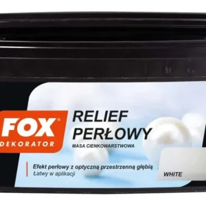 Fox Dekorator Relief Perłowy White 1kg