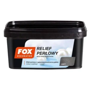 Fox Dekorator Relief Perłowy Grey 1kg
