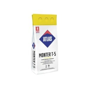 ATLAS T-5 MONTER 5kg - zaprawa montażowa szybkowiążąca