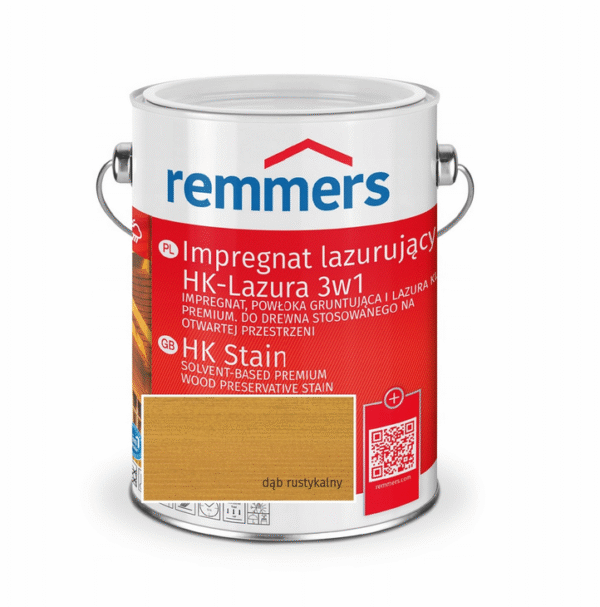 REMMERS HK LASUR Dąb rustrykalny 0,75l do drewna