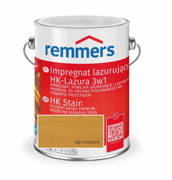 REMMERS HK LASUR Dąb rustrykalny 0,75l do drewna