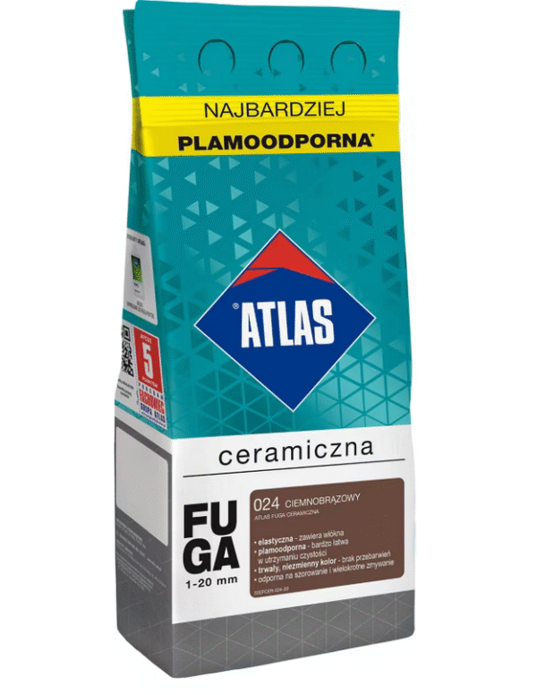 ATLAS FUGA CERAMICZNA CIEMNY BRĄZ