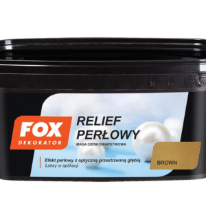 Fox Relief Perłowy Brown