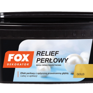Fox Relief Perłowy Gold