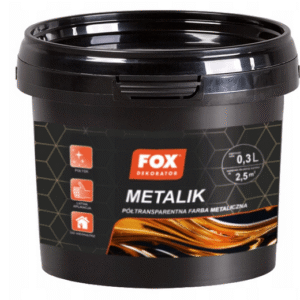 FOX DEKORATOR METALIK ARGENTO 0,3L