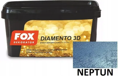 FOX FARBA DEKORACYJNA DIAMENTO 3D NEPTUN 1L