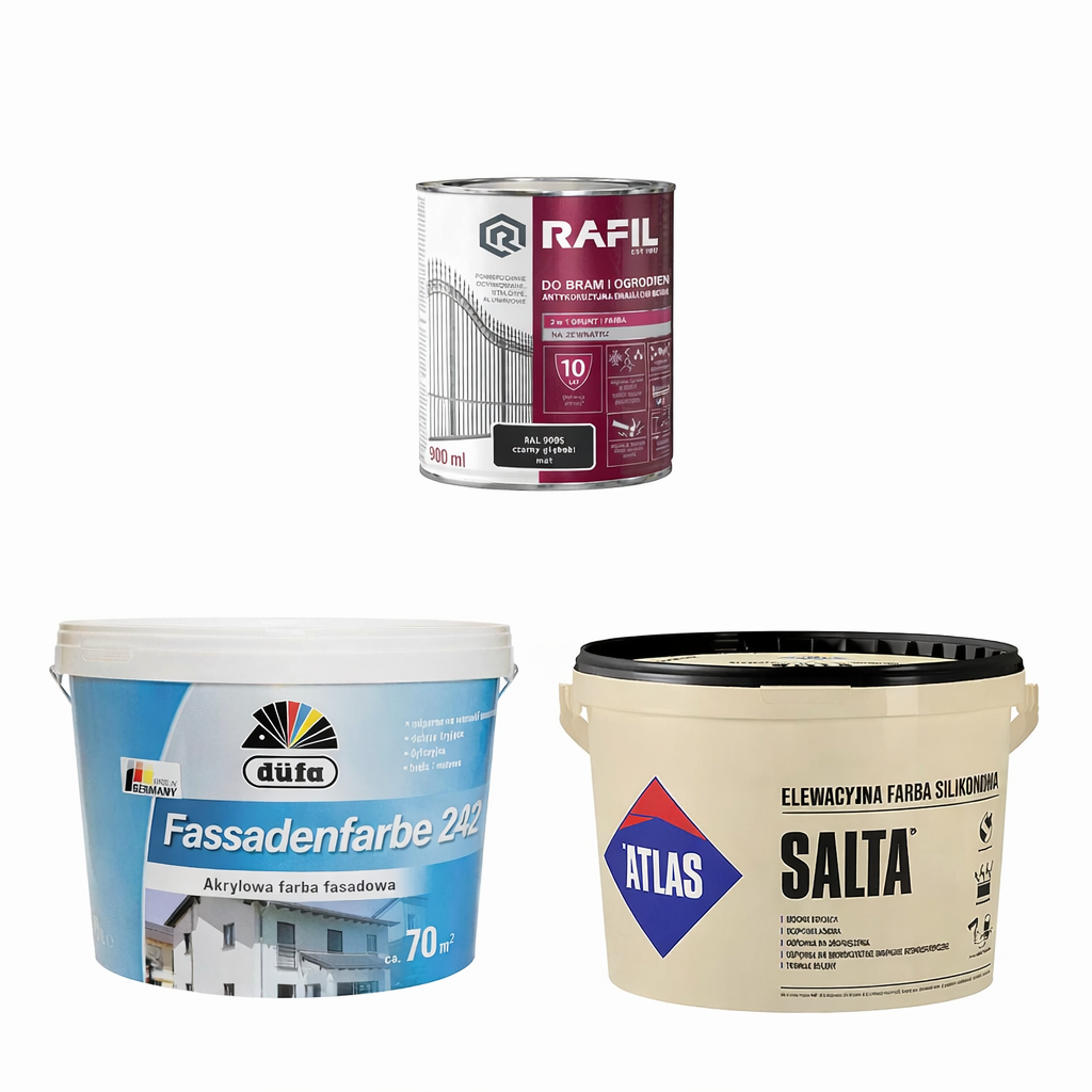 farby elewacyjne zewnętrzne fasadowe salta dufa atlas rafil