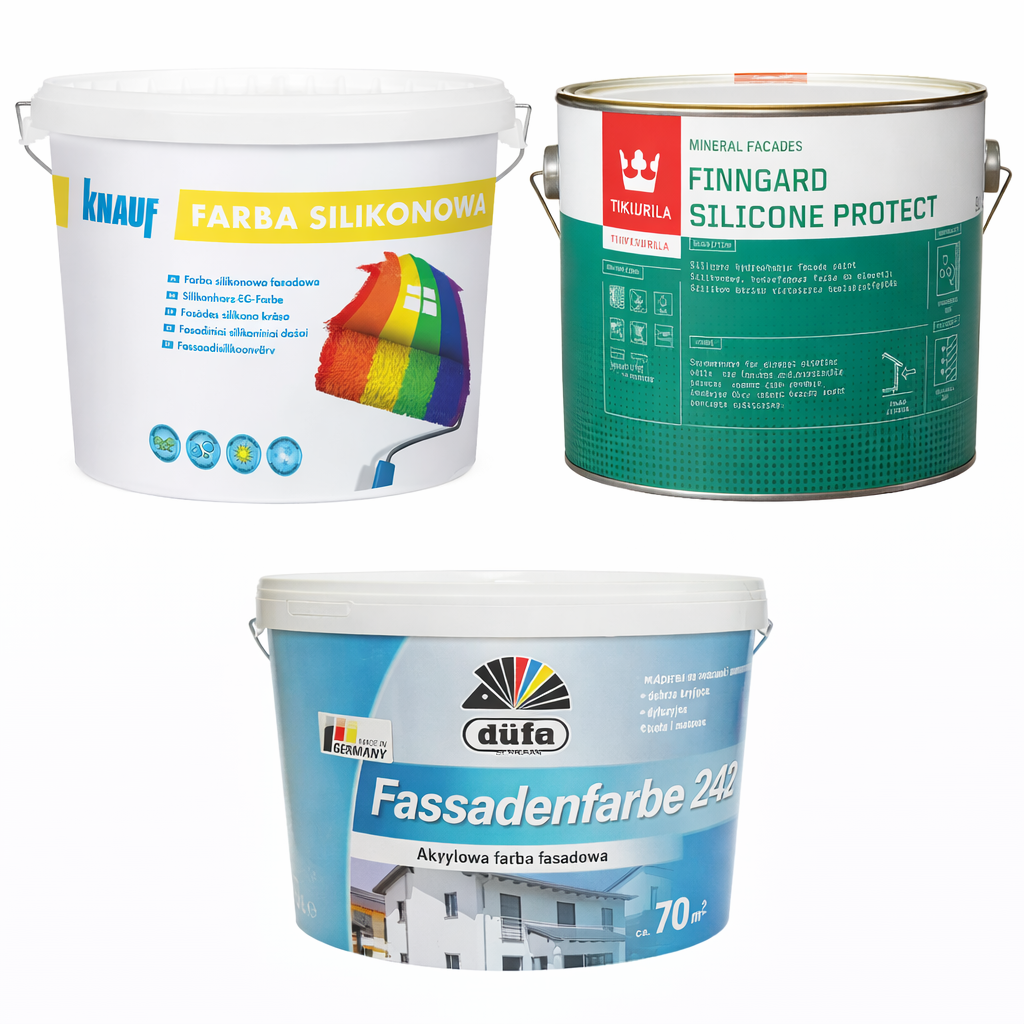 Farby elewacyjne białe