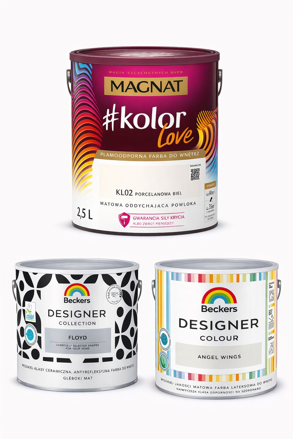 Farby kolorowe lateksowe