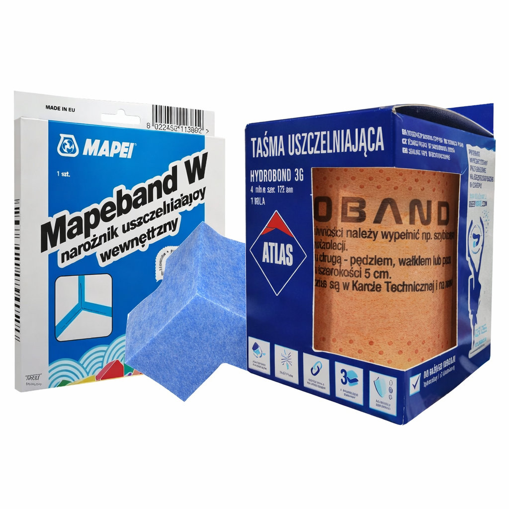 Taśmy i narożniki hydroizolacyjne