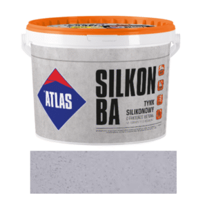 ATLAS Tynk silikonowy - efekt betonu BA kolor beton 0003 20 kg