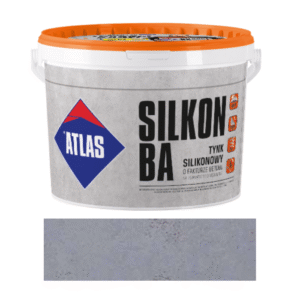 ATLAS Tynk silikonowy - efekt betonu BA kolor beton 0004 20 kg