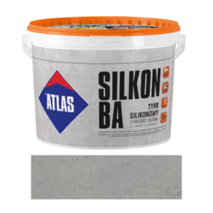 ATLAS Tynk silikonowy - efekt betonu BA kolor beton 0007 20 kg