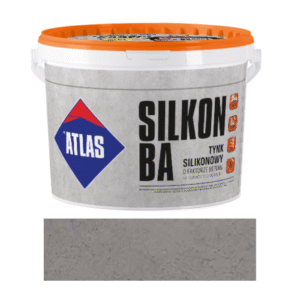 ATLAS Tynk silikonowy - efekt betonu BA kolor beton 0008 20 kg