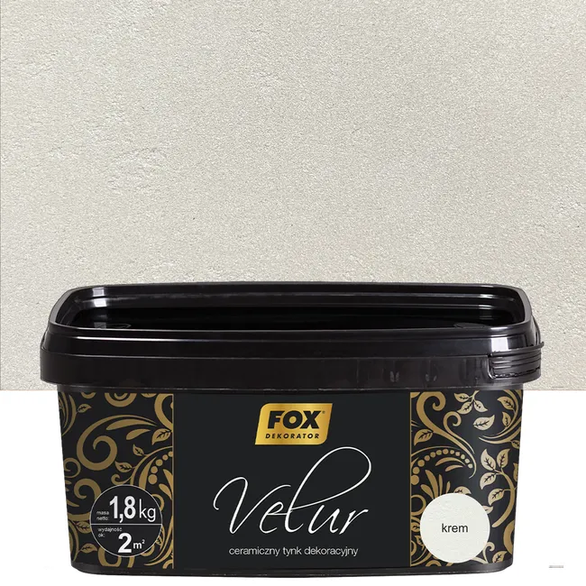 FOX DEKORATOR VELUR 0005, KREM, 1,8 kg